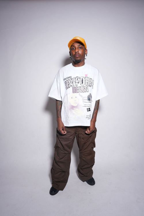 Deep Pocket Cargo Denim (Brown)