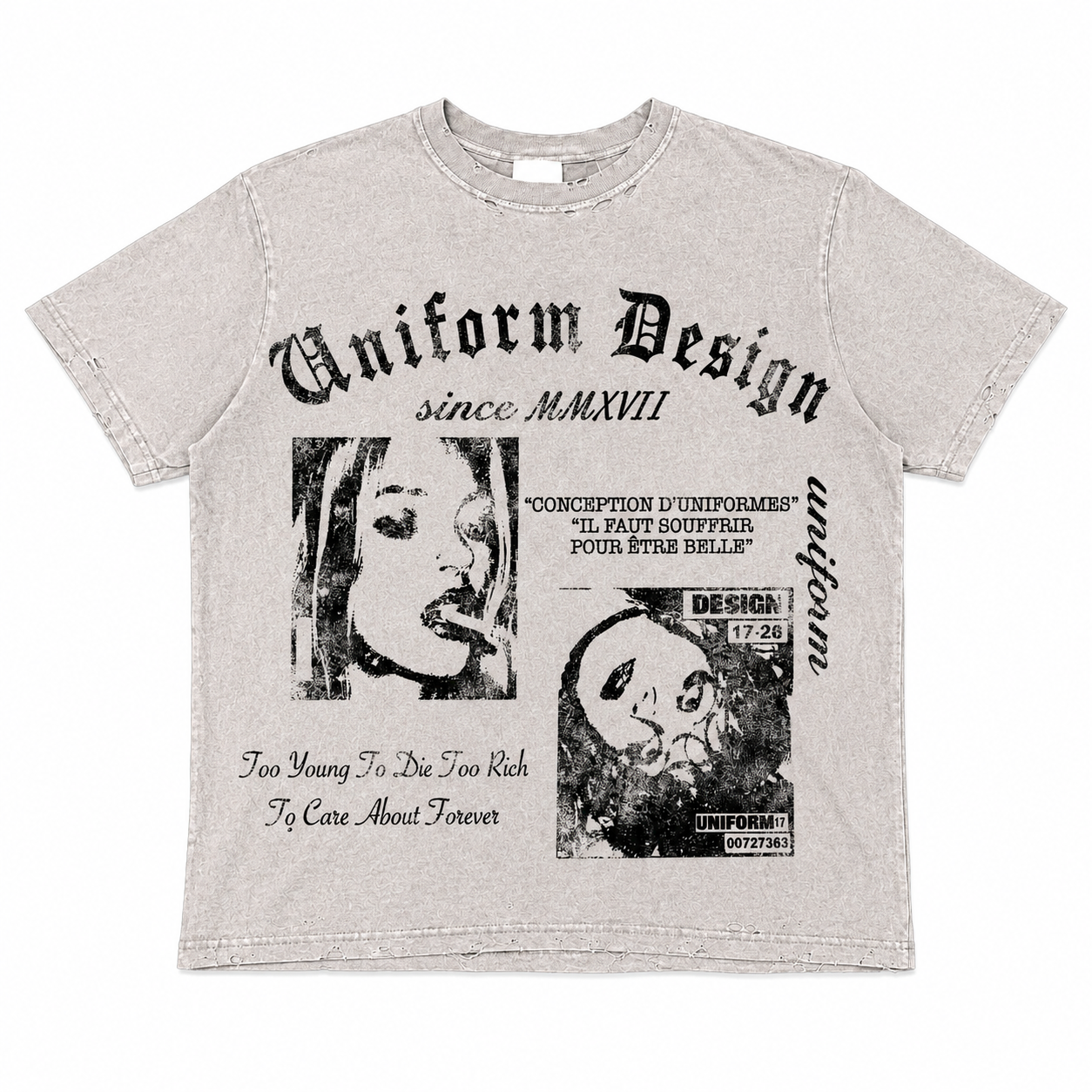 Too Young To Die tee