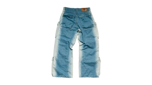 Deep Pocket Cargo Denim (Light Wash)